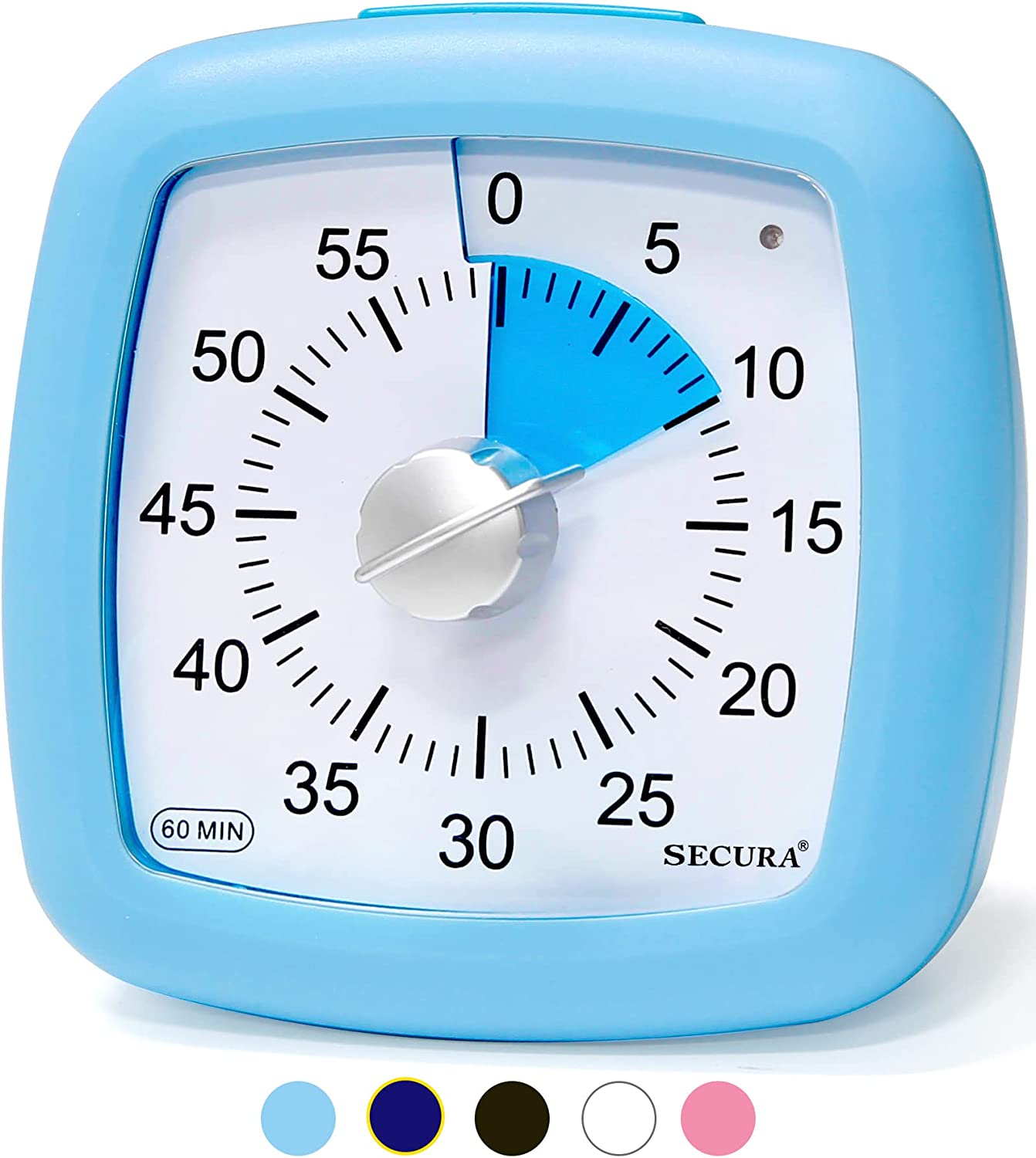 Secura 60-Minute Visual Timer -  - Time Management Countdown Timer for Teaching
