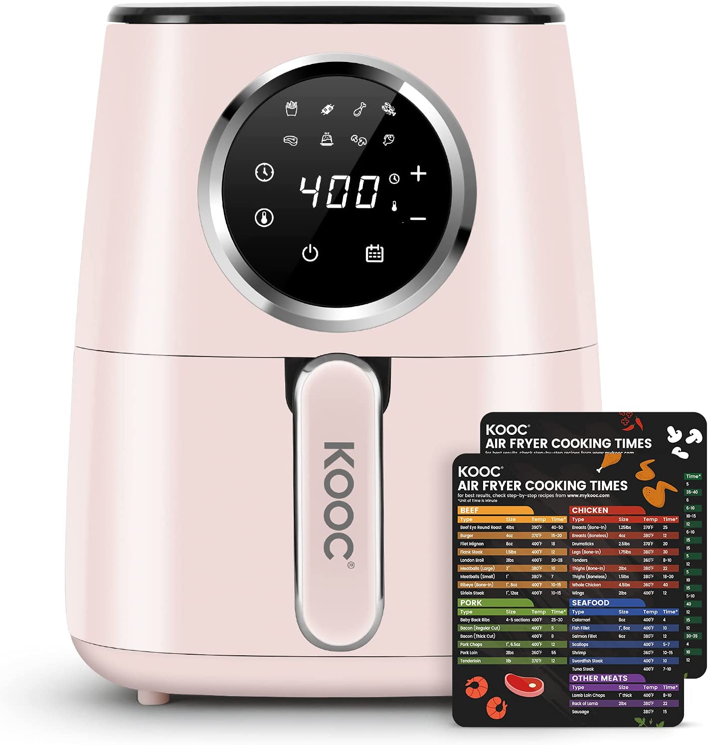 [NEW] KOOC Large Air Fryer -  - Free Cheat Sheet for Quick Reference Guide