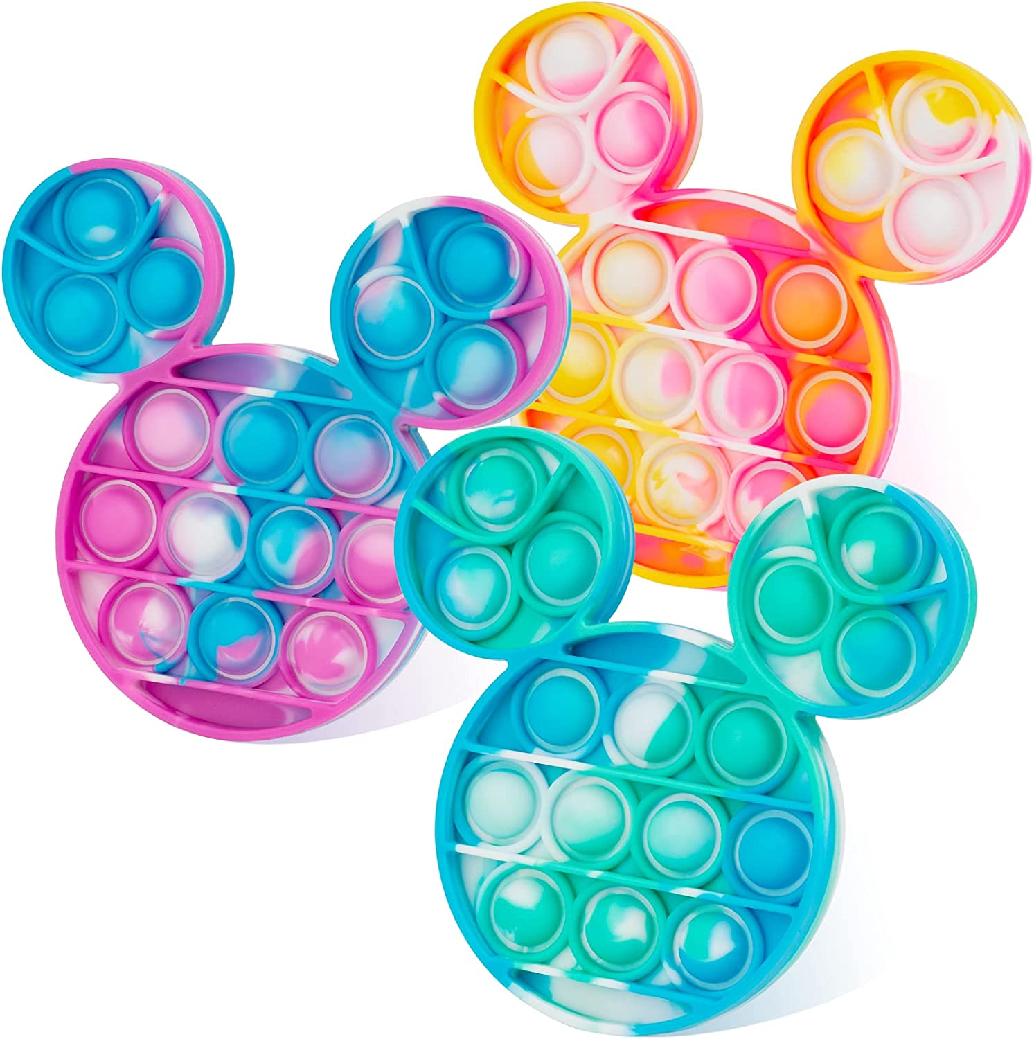 CONNOO Push Fidget Bubble Game Toys -  - Fidget Sensory Toys for ADHD