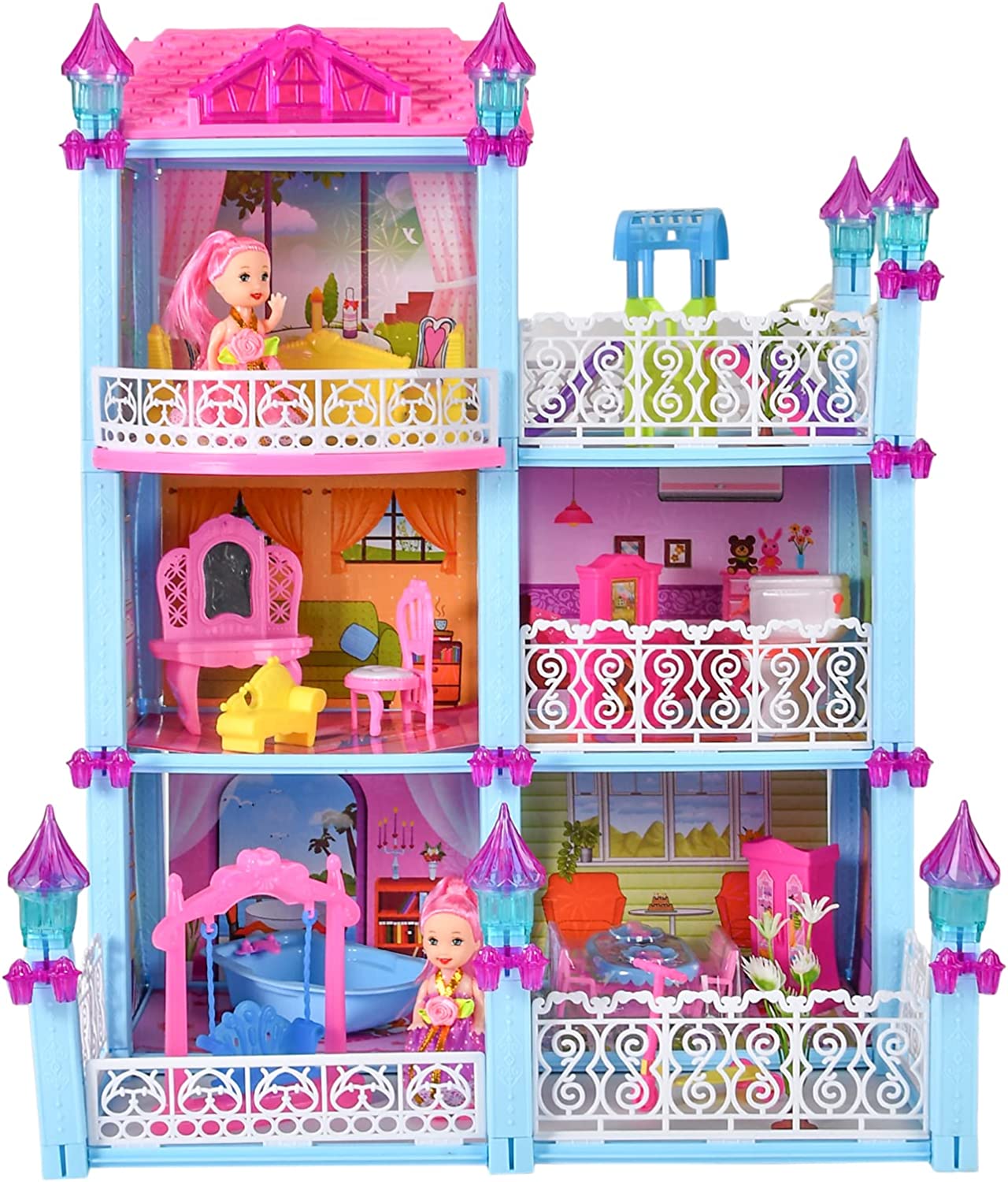 Huang Cheng Toys Doll House Dreamhouse for Girls -  - Furniture and Accessories