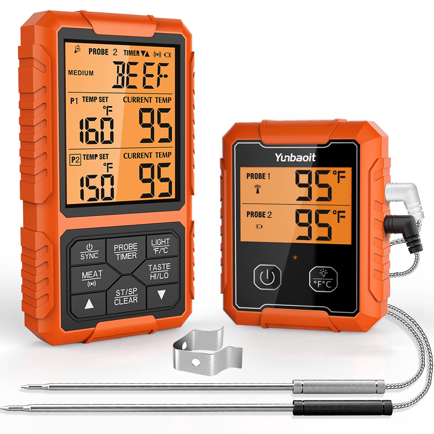 Wireless Meat Thermometer -  - 500 FT Range