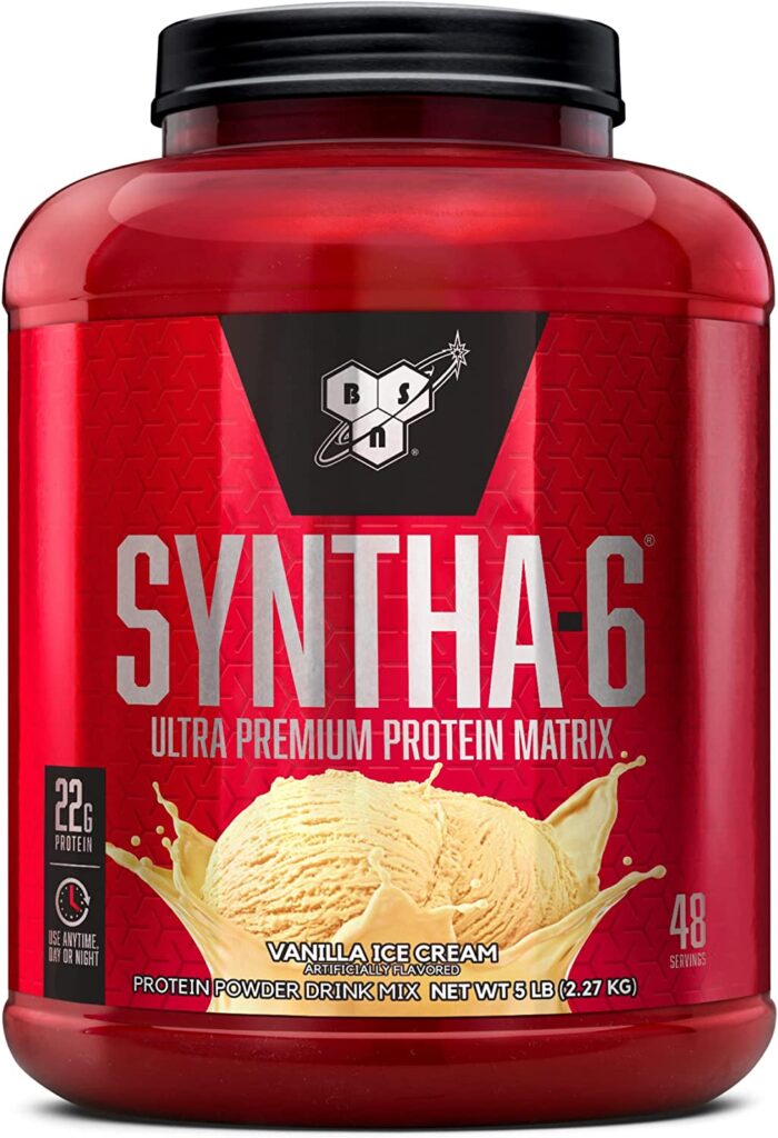 BSN SYNTHA-6 Whey Protein Powder Review - Vanilla Ice Cream, 48 Servings