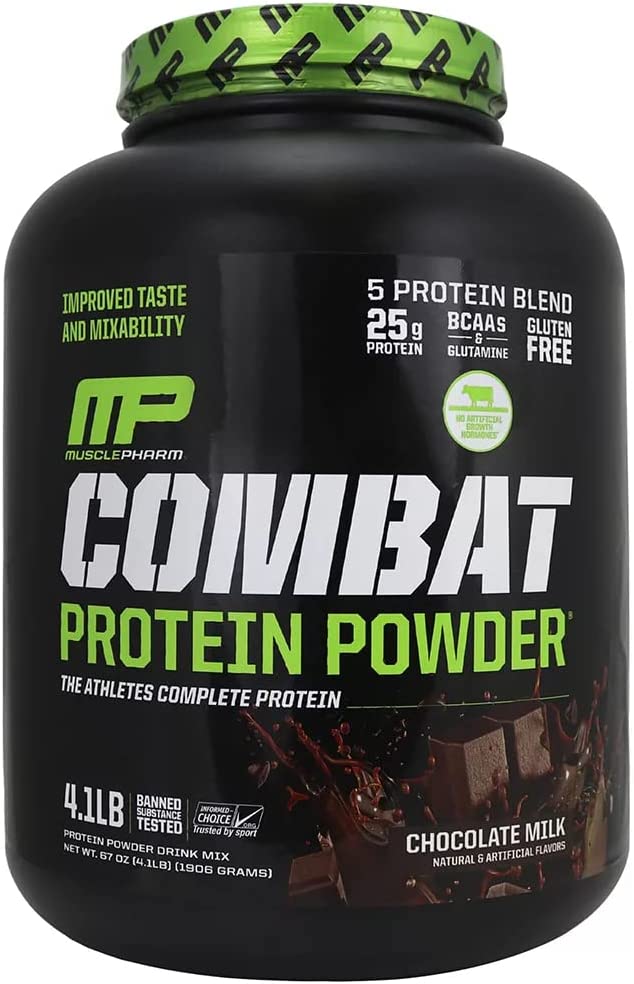 MusclePharm Combat Protein Powder Review - 4.1 Pounds, 52 Servings