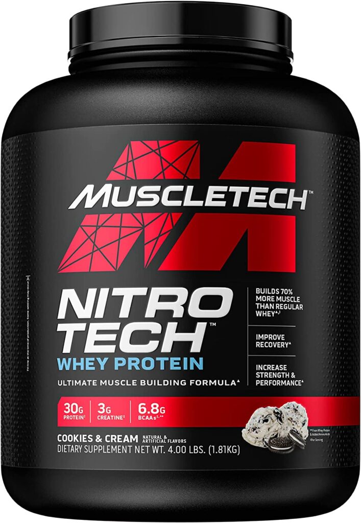 MuscleTech Whey Protein Powder Review – Nitro-Tech Sports Nutrition