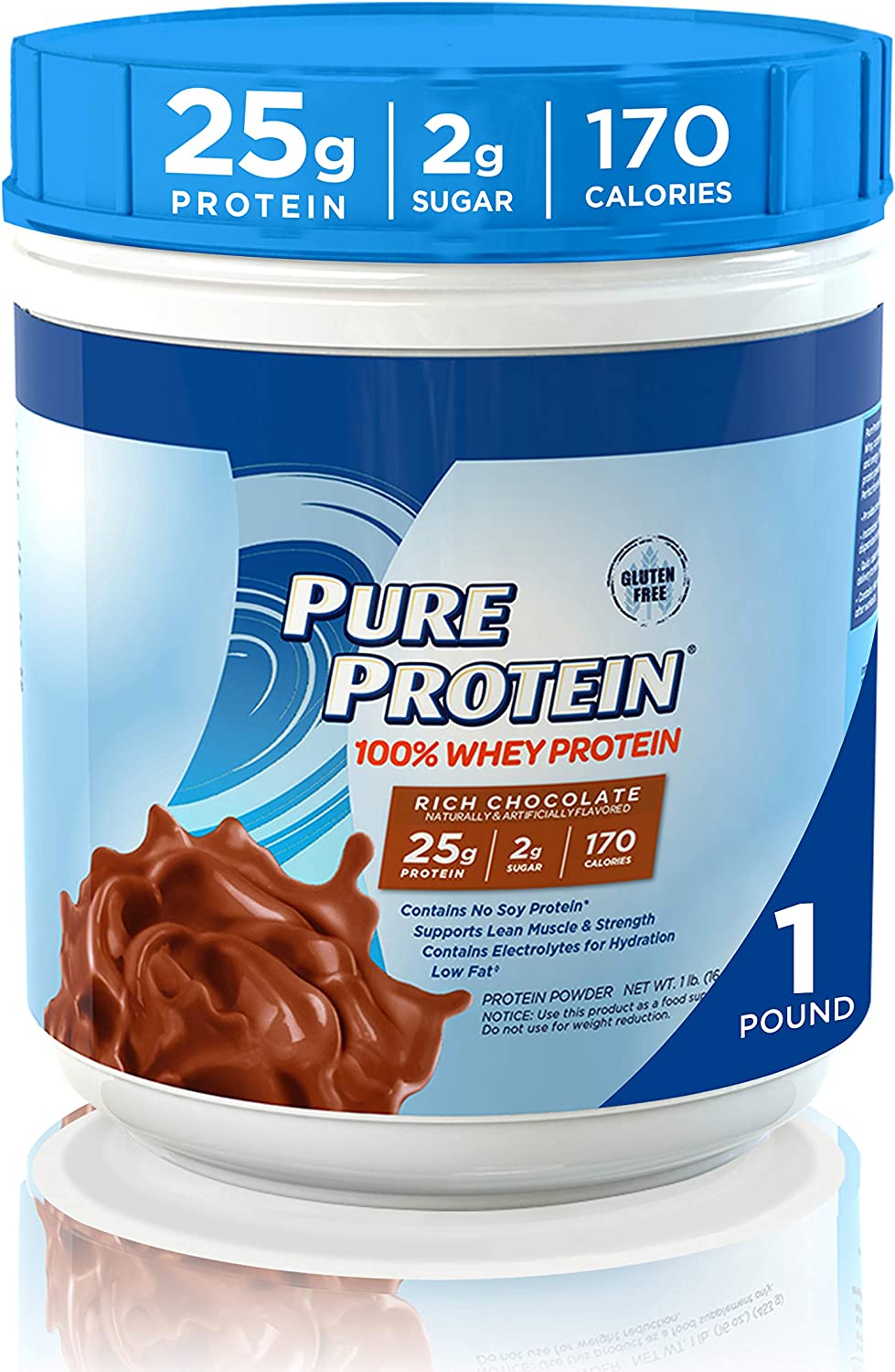 Pure Protein Powder Review - 1LB Pack - Whey Protein - Low Sugar