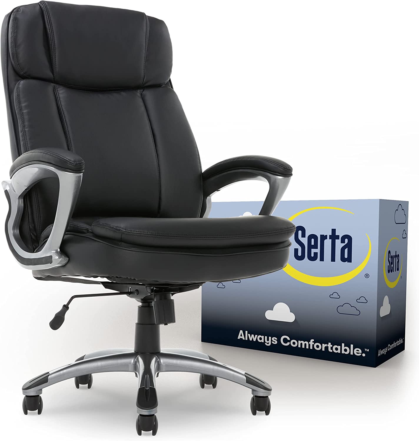 Serta Executive Office Chair Review Ergonomic Lumbar Support 