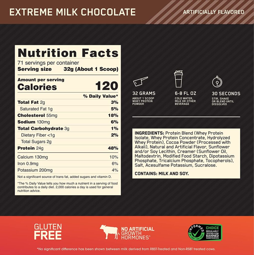 optimum nutrition facts and review