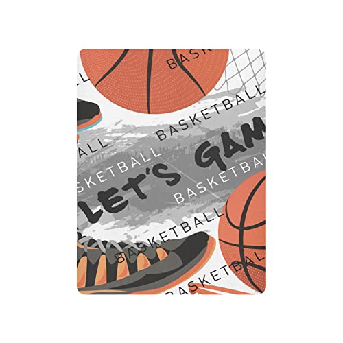 Basketball Sports Creative Grunge Design Baby Crib Sheets Soft Toddler Bed Sheets Breathable Mattress Cover Baby Sheets