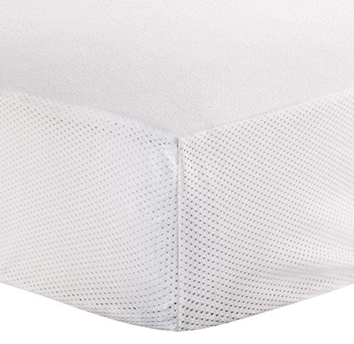 Kushies Baby Fitted Waterproof Crib Mattress Protector Soft and Absorbent