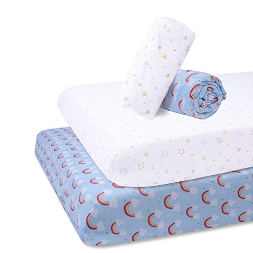 Simple Being 2 Pack Fitted Baby Crib Sheets