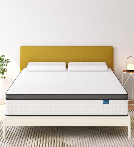 Elitespace Twin Mattress,10 Inch Twin Size Mattresses,Memory Foam Hybrid Spring Twin Mattress,Medium Firm Twin Mattress Breathable Comfortable