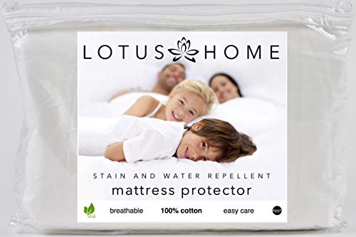 Lotus Home Cotton Water and Stain Resistant Mattress Protector