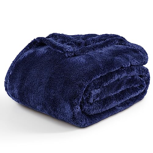 Berkshire Blanket Classic Extra-Fluffy™ Plush Blanket,Queen Size Bed Blanket,Soft Fuzzy Fluffy Long Hair Blanket
