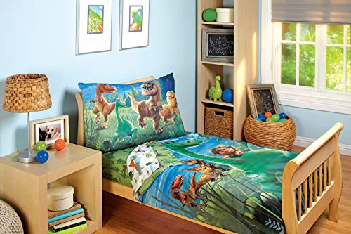 Disney Good Dino Arlo & Friends 4 Piece Toddler Bed Set