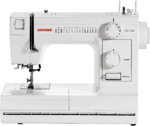 Janome HD1000 Heavy-Duty Sewing Machine with 14 Built-In Stitches